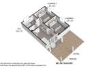 Discover this charming 2-bedroom, 1-bathroom property featuring two well-proportioned bedrooms (2.