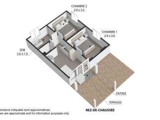 Discover this charming 2-bedroom, 1-bathroom property featuring two well-proportioned bedrooms (2.