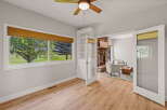 Step into this inviting space featuring a cozy living area with a stone fireplace and comfortable seating.