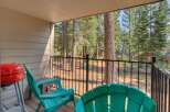 Enjoy the serene mountain setting from this charming balcony, perfect for morning coffee or evening relaxation.