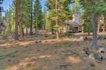 Nestled amidst tall pine trees, this property offers a serene mountain retreat.