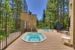 Enjoy ultimate relaxation in this property's inviting outdoor hot tubs, perfect for unwinding after a day of adventure.