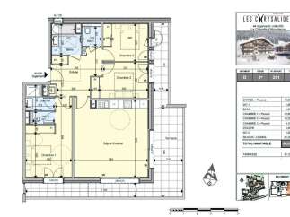 Discover this spacious T4 apartment in the 'Les Crysalides' residence, located in La Chapelle d'Abondance.