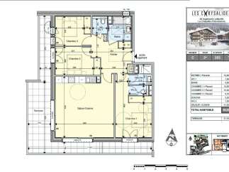 Discover this spacious 4-bedroom apartment in the Les Chrysalides residence, offering 88.