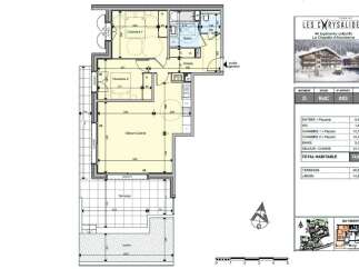 Discover this charming T3 apartment in the Les Crysalides residence, located in La Chapelle d'Abondance.