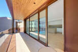 Experience modern living with this stunning apartment featuring a spacious balcony with breathtaking views.