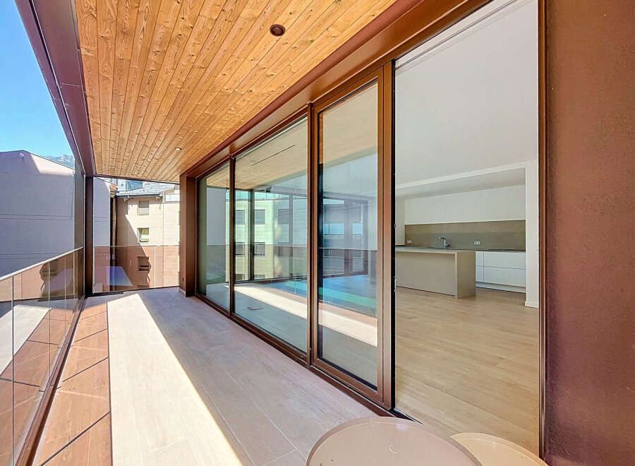 Experience modern living with this stunning apartment featuring a spacious balcony with breathtaking views.