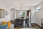 Experience modern living in this open-concept dining and kitchen area, perfect for entertaining.