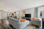Experience modern living in this open-concept home featuring a spacious living area perfect for entertaining.