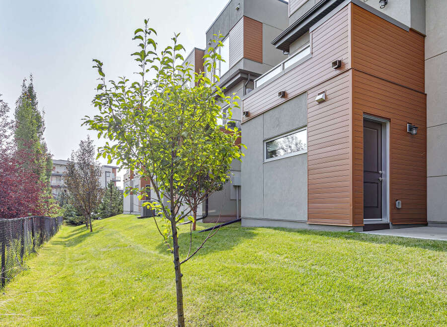 Discover modern living in this stunning property featuring sleek architectural design and natural wood accents.
