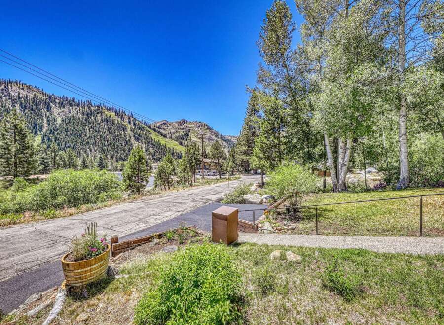 Nestled amidst a picturesque mountain landscape, this property offers a serene escape with stunning natural beauty.