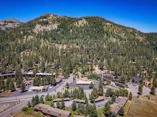 Nestled amidst a dense forest and rolling hills, this property offers a serene mountain retreat.