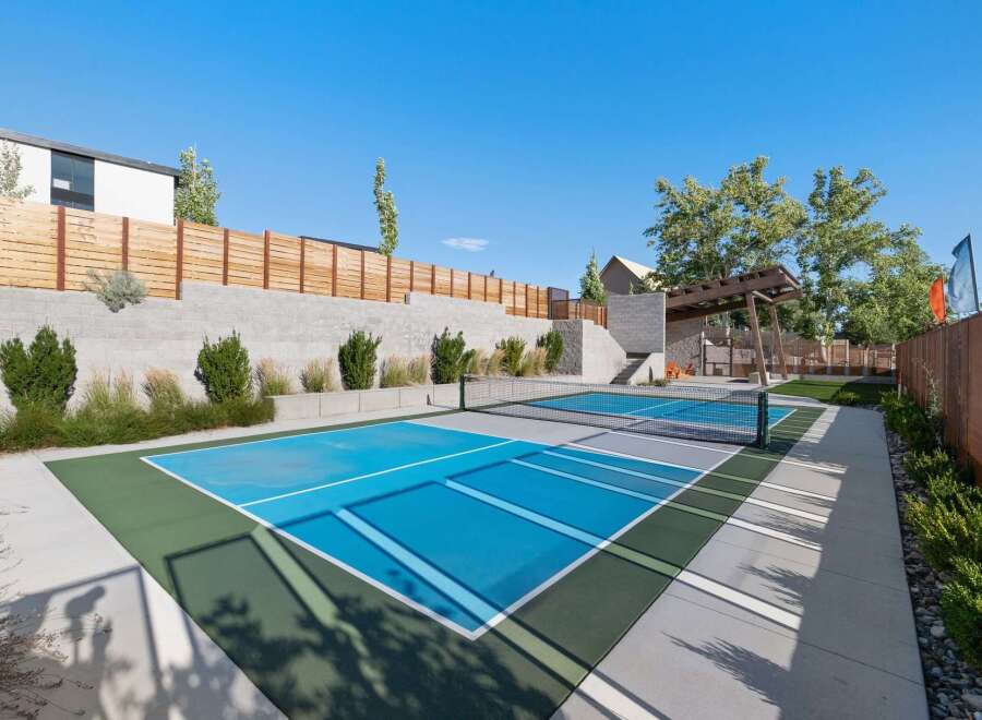 Enjoy outdoor recreation with these pristine pickleball courts, perfect for friendly matches or honing your skills.