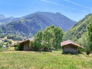 Escape to this charming rustic cabin nestled in the picturesque Swiss Alps, offering breathtaking mountain views and serene natural beauty.