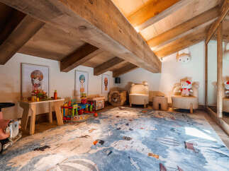 Discover a whimsical children's playroom designed for imagination and fun.