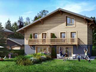 Experience the charm of this stunning wooden chalet, perfect for family getaways.