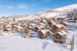 Experience the charm of a winter wonderland in this picturesque alpine village.
