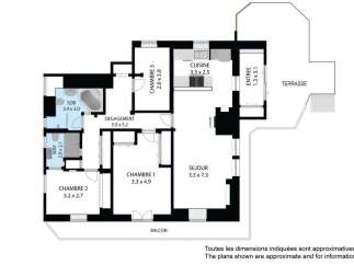 Discover this charming apartment featuring three spacious bedrooms, perfect for families or those needing extra space.
