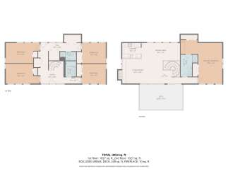 Explore this spacious 2-story home featuring 4 bedrooms and 2 bathrooms, offering a total of 2054 sq.