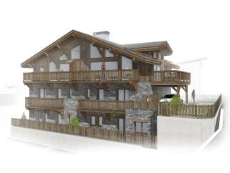 Experience luxury mountain living in this stunning chalet-style residence, featuring a harmonious blend of natural stone and warm timber.