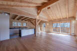 Experience rustic charm and modern comfort in this stunning wooden chalet.