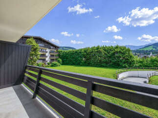 Enjoy breathtaking mountain views from this charming balcony, perfect for your morning coffee or evening relaxation.
