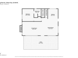 Discover this charming 2-story home in Tahoe City, CA, offering approximately 1,323 sq.