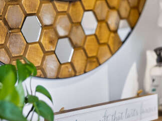 Enhance your home's ambiance with this charming decorative sign, perfect for adding a personal touch to any room.