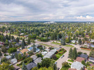 Discover this charming suburban neighborhood, characterized by its mature trees and well-maintained single-family homes.