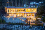 Experience luxury living in this modern architectural masterpiece nestled in a serene forest setting.