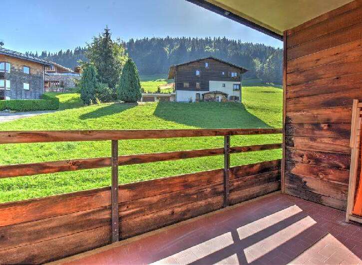 Enjoy breathtaking mountain views from this charming balcony, perfect for your morning coffee or evening relaxation.