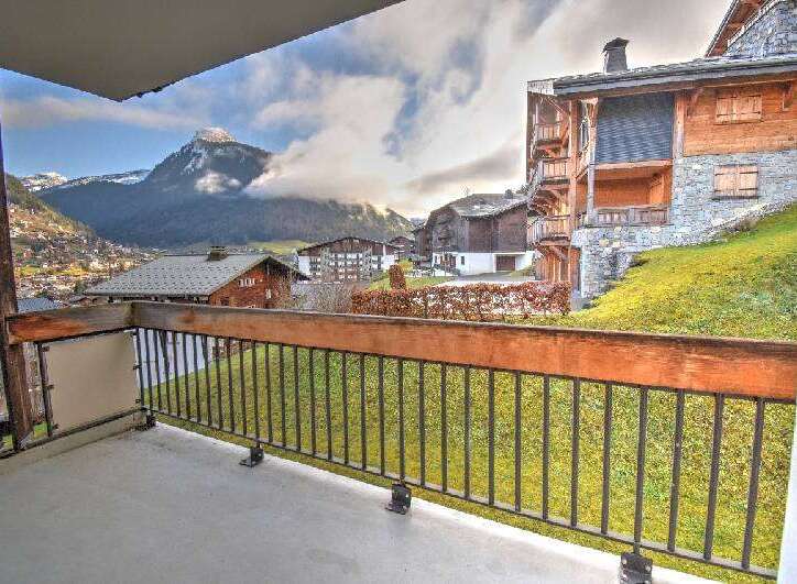 Experience breathtaking mountain views from this charming balcony, perfect for enjoying your morning coffee or evening relaxation.