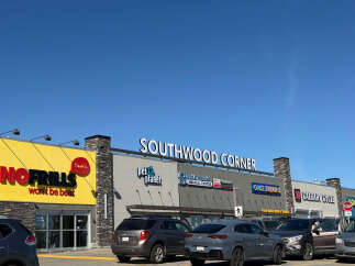 Discover prime retail opportunities at Southwood Corner, a vibrant shopping center featuring a diverse mix of tenants including No Frills, Pet Planet, and Calgary Cycle.