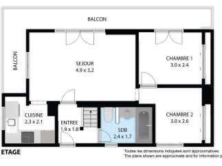 Discover this charming apartment featuring a spacious living room (4.