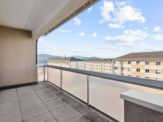 Enjoy breathtaking views from this spacious balcony, perfect for outdoor relaxation and entertaining.