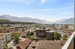 Experience breathtaking panoramic views of the majestic mountains and serene lake from this exceptional property.