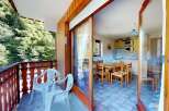 Enjoy the serene mountain views from this charming balcony, perfect for your morning coffee or evening relaxation.