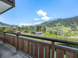 Experience breathtaking mountain views from this charming property's balcony, perfect for enjoying your morning coffee or evening relaxation.
