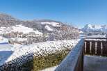 Experience the charm of a winter wonderland from this property's vantage point.