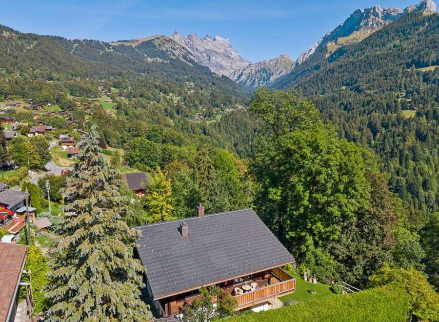 Nestled amidst the breathtaking Swiss Alps, this charming chalet offers an idyllic mountain retreat.