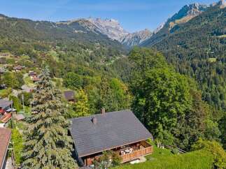 Nestled amidst the breathtaking Swiss Alps, this charming chalet offers an idyllic mountain retreat.