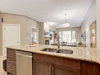 Experience modern living in this stunning open-concept kitchen and living area.