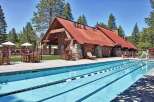 Enjoy a refreshing swim in this stunning outdoor pool, complete with lap lanes for your daily workout.