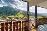 Experience breathtaking mountain views from this charming balcony, perfect for enjoying your morning coffee or evening wine.