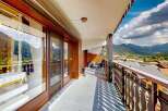 Enjoy breathtaking mountain views from this stunning balcony, perfect for your morning coffee or evening relaxation.