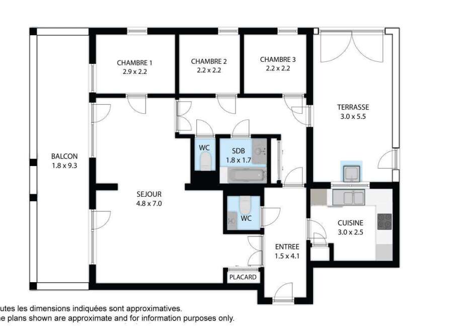 Discover this charming 3-bedroom apartment featuring a spacious living area of 4.