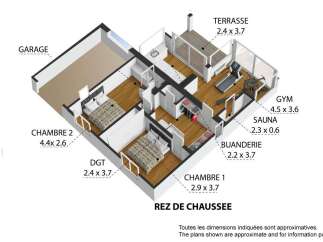 Discover this spacious property featuring two comfortable bedrooms, a dedicated gym, and a relaxing sauna.