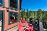 Enjoy breathtaking mountain views from this spacious deck, perfect for outdoor entertaining or quiet relaxation.