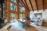 Experience rustic charm and modern comfort in this stunning mountain retreat.