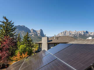 Experience sustainable living with this stunning property featuring a modern home equipped with solar panels, perfect for eco-conscious buyers.